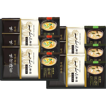 マルコメ フリーズドライみそ汁&有明海産味付海苔セット　NTS-FS