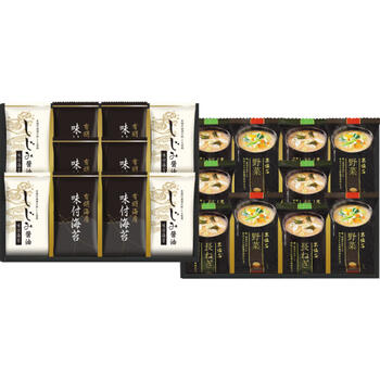 マルコメ フリーズドライみそ汁&有明海産味付海苔セット　NTS-HS