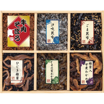 味匠 6品釜炊佃煮詰合せ