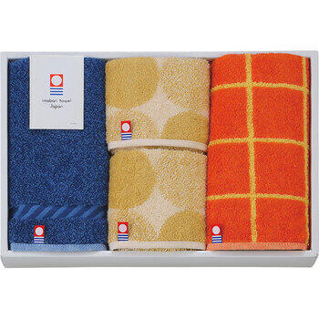 今治産タオルハンカチ4枚セット