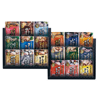 北海道産おさかな旨煮詰合せ18種類2段