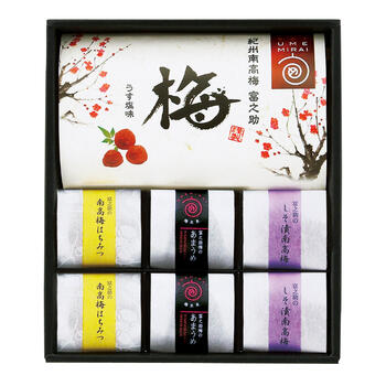 紀州南高梅4種詰合せ