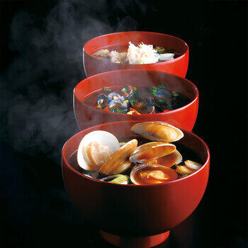 極だし野菜の具入りお味噌汁