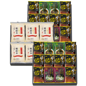 からだにやさしさ＋国産フリーズドライほうおうスープ「金賞健康米」セット FD3SR-0905