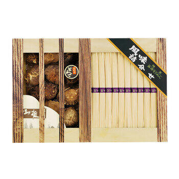 国産椎茸（55g）と手延そうめん（12束）御詰合せ