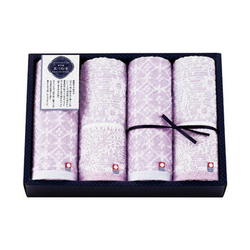 花つむぎ つむぎ フェイスタオル4P IH-5031