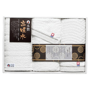 日本の伝統 タオルセット（今治＆高吸水） NI-2325