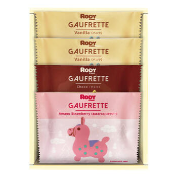 3種類のゴーフレット詰合せボックス（4個）