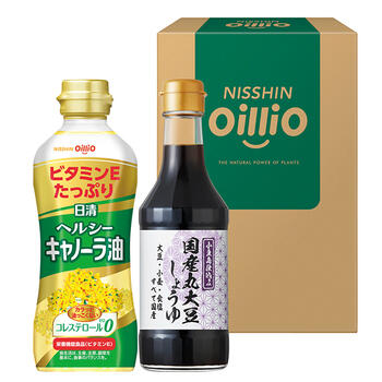 ヘルシーオイル&国産丸大豆醤油ギフト TOS-10A
