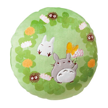 クローバーとお花もちもちクッション