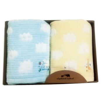 メレンゲフェイスタオル2P