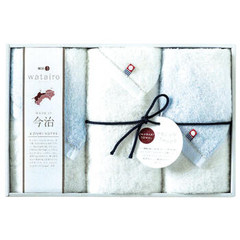わたいろフェイスタオル3P