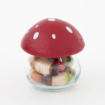 きのこポット　赤