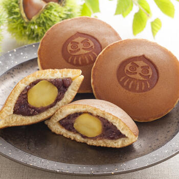 京のまるごと栗どら焼き