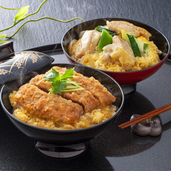 だし香る京風かつとじ・親子煮