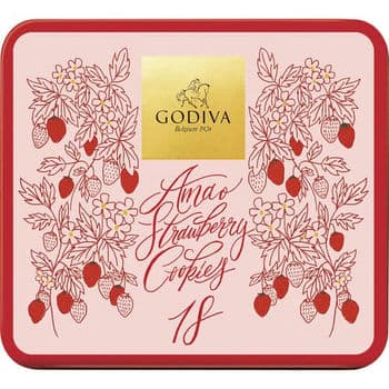 ゴディバ　あまおう苺クッキーアソートメント（１８枚）
