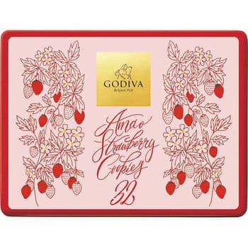 ゴディバ　あまおう苺クッキーアソートメント（３２枚）