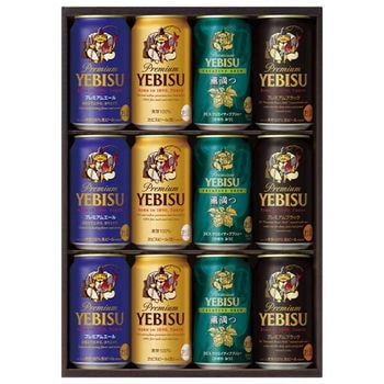 ヱビス４種セット（１２缶）