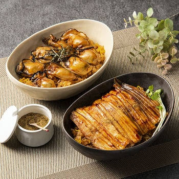 宮島名物 あなご飯&牡蠣飯 食べ比べセット