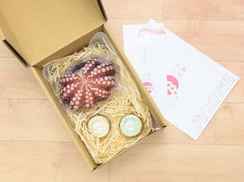 明石だこ丸ごと（400ｇ）＋ディップソース（山椒マリネ）＋ディップソース（海苔ワサビ）