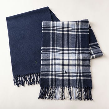 ポロ ラルフローレン マフラー ネイビー PC0476 | バレンタインデーギフト